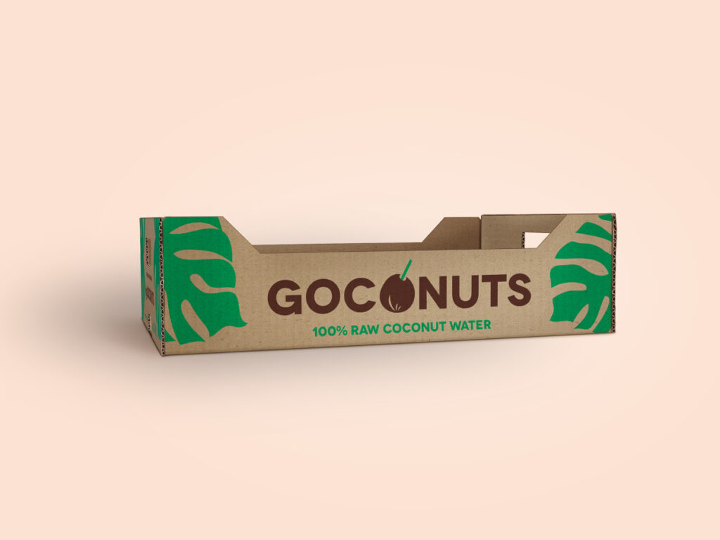 Goconuts box packaging designed by Karen Hsin